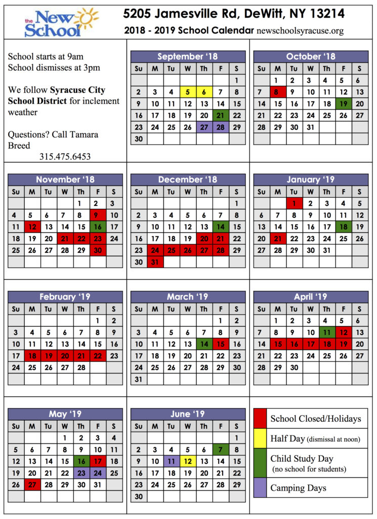 2019 2020 hamilton township school district calendar